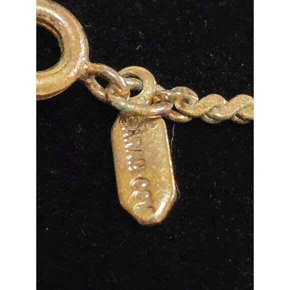 Vintage Sarah Coventry Gold-tone Leaves Pendant Necklace - Picture 3 of 4